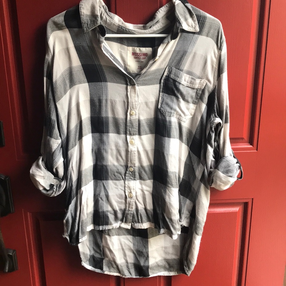 Black and white flannel